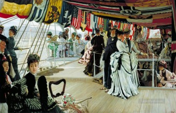 The Ball on Shipboard James Jacques Joseph Tissot Oil Paintings